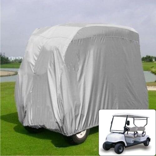 Rain Cover For Yamaha EZ Go Club 4 Golf Cart Waterproof Cover Auto Roof Enclosure