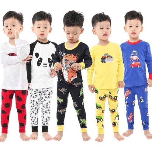 Cotton Boys Girls Full Sleeve Nightwear Children Homewear Baby Infant Pajamas Sets Pyjamas Kids Unicorn Girl Homewear Sleepwear