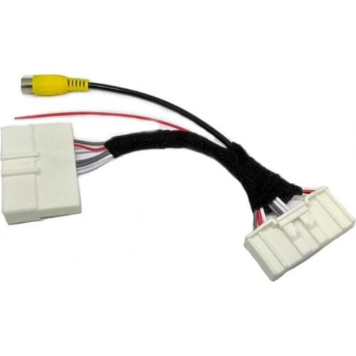 JanDeNing Car Rear View Camera RCA Connector Convertor Adapter Original Video Input Switch RCA Adapter For Nissan Sylphy 2019