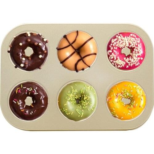 Kitchen Tools Donut Mold Pastry Cake Mould Non-Stick Candy Doughnut Baking Pan Bakeware Cake Tools For Kitchen