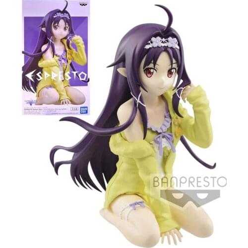 Bandai Espresto Sword Art Online Konno Yuuki Garage Kit Pvc Assembly Model Western Animiation Action Figure Kids Toys