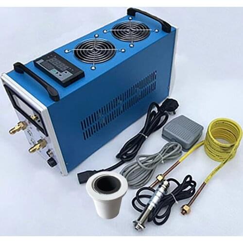 NEW 2800W ZVS Induction Heater Metal Smelting Furnace Metal Quenching Equipment Adjustable power+Temperature control 1-600 ° C