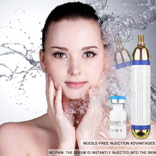 Frozen Skin Co2 Gas&Serum Cryo Facial Lifting Professional Skin Rejuvenation Skin Whitening Anti-Aging No Needle Air Tank