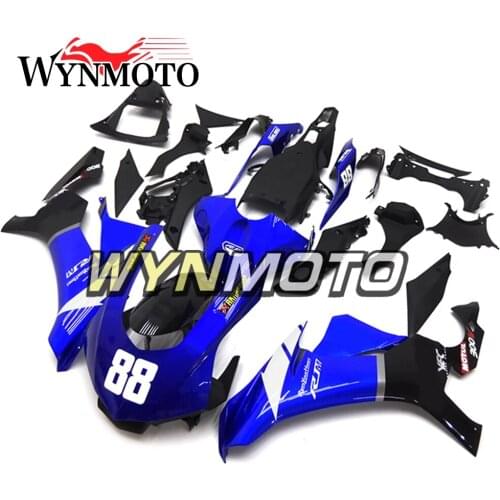 Complete Fairings Kit For Yamaha YZF1000 2015-2016 R1 Year 15 16 Injection ABS Plastics Blue Black Bodywork Frames Cowlings New