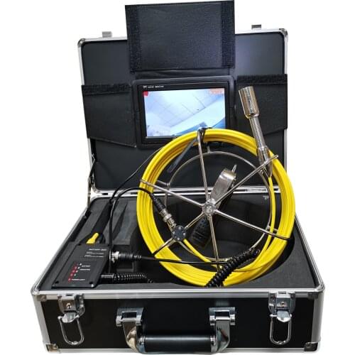 Newest Portable 23mm Cable 12 Led Lamp Pipe Borescope Endoscope Drain Sewer Inspection Camera with 20m Cable