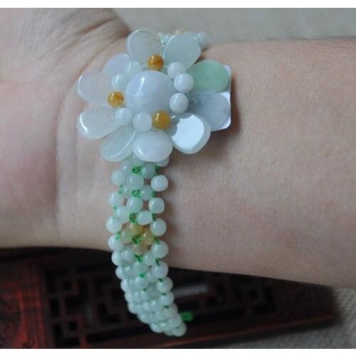 Certified 100% Natural A Emerald Jade ~Bracelet Have certificate