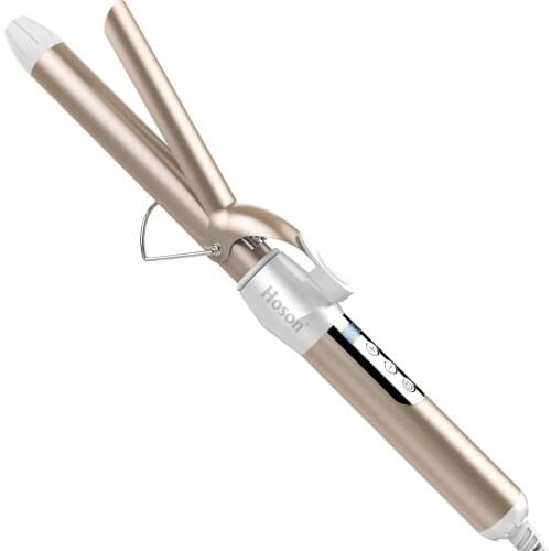 LCD Styling Tools Professional Hair Curling Iron Ceramic Wand Waver Pear Flower Cone Electric Curler Roller Including Gloves