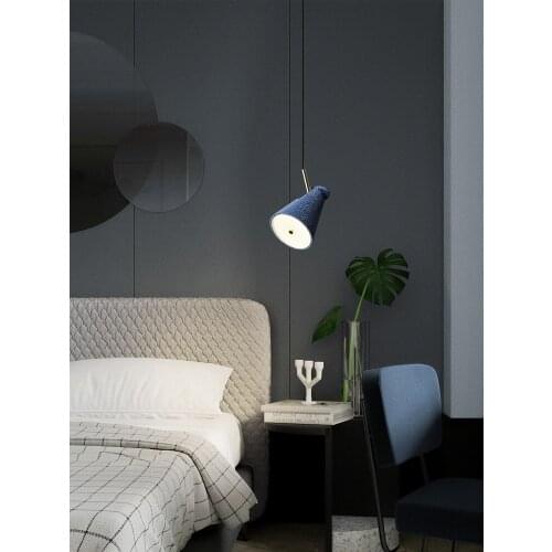 Nordic bedside chandelier resin bedroom dining room lamp rotatable personality creative home net red coffee shop lamp