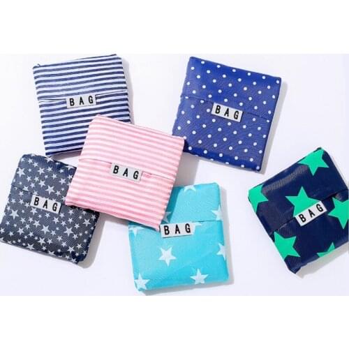 Folding Reusable Shopping Bag organizer Portable ECO Multi-function Pouch Travel Durable Home Storage Handbag Women