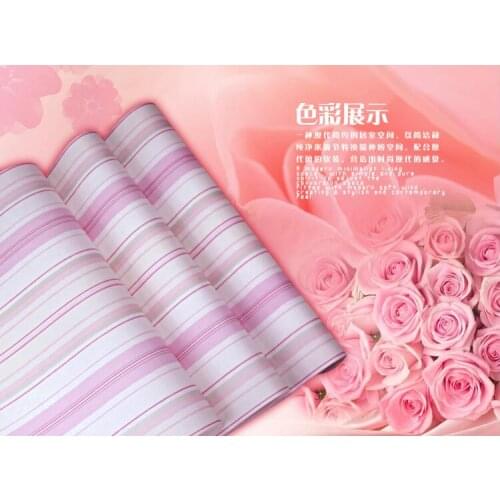 Modern fashion Horizontal White Blue Striped Wallpaper Roll Vertical Kids Child For Wall Living room Bedroom