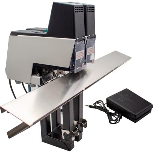 Dual Head Rapid 106 Stapler Flat & Saddle Stitch Binding Machine 220V
