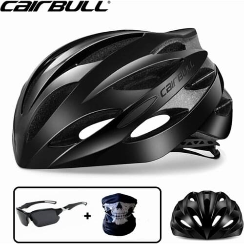 Cairbull Ultralight Cycling Helmets with Sunglasses Gift Intergrally-molded MTB Bicycle Helmet Racing Mountain Road Bike Helmet