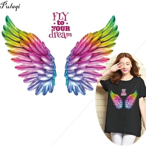 Butterfly Patch Heat Transfers For Clothing Wing Stickers Iron On Transfers For Clothes Cloth Cartoon Butterfly Iring Stickers