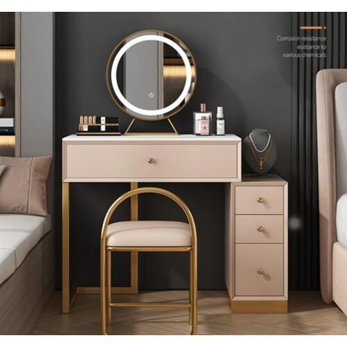 Dressing table small dressing table bedroom small net red INS wind light luxury mini dressing table super small dressing table