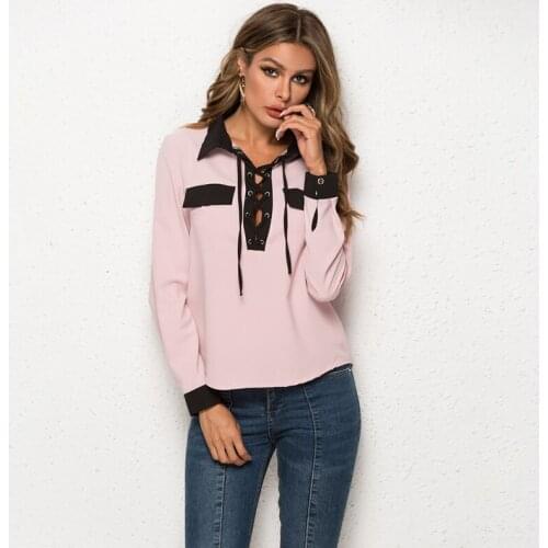 Women Shirt Blusas Femininas Tops Long Sleeve Elegant Ladies Formal Office Blouse Shirt Clothing