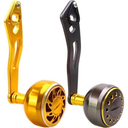 1 pcs Aluminum Alloy 2000 Series Knobs Fishing Reel Handle For Baitcasting Fishing Reel Tackle Tools Left Right Hand