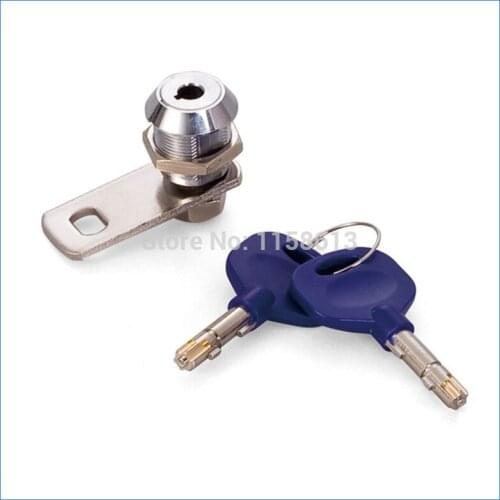 10 pieces 17mm high security keyed alike brass pin key cam lock file cabinet lock