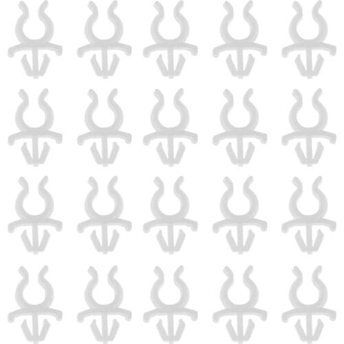 20pcs Car Plastic Hood Support Prop Rod Buckle Clip Holder 8mm Panel Fender Bumper Auto Fastener Clips 65722-01E00 for Nissan