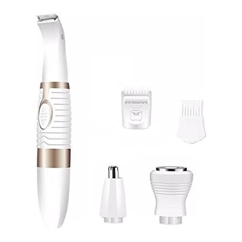 4in1 Perfect Bikini Trimmer Precision Facial Hair Precision Trimmer for Women Beauty Styler Shapes Trim Style Battery Operated