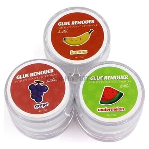 500pcs 5g fruit flavour Eyelash Extension Glue Remover Cream For Lashes Remover hot