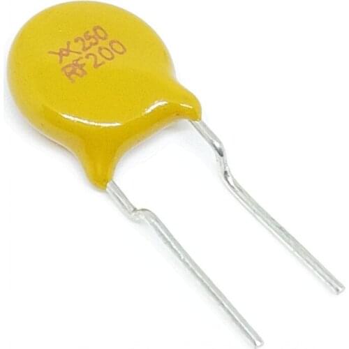 500PCS 250V 0.2A 200mA PPTC Resettable Fuse TRF250-200