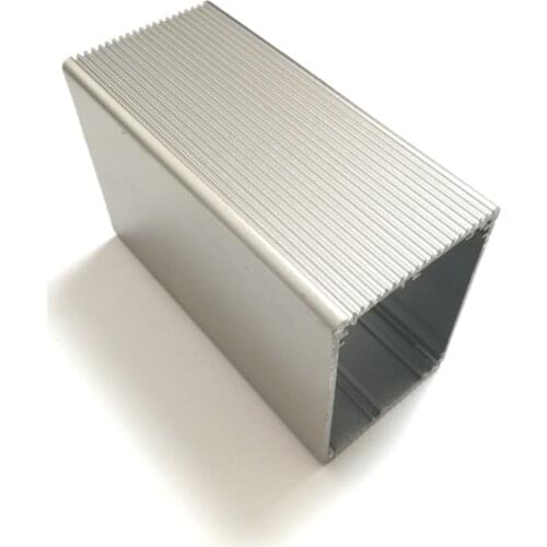 Aluminum Enclosure PCB POWER shell Electric project box desktop DIY 66*46*100mm NEW silver