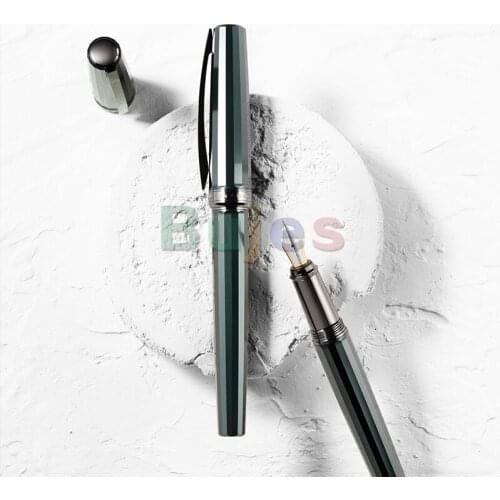 BANJU DOER Series OL Gift Fountain Pen Set,0.5mm F Nib Metal Rod Iridium Pen,Calligraphy Practice for Student, Ink Pen