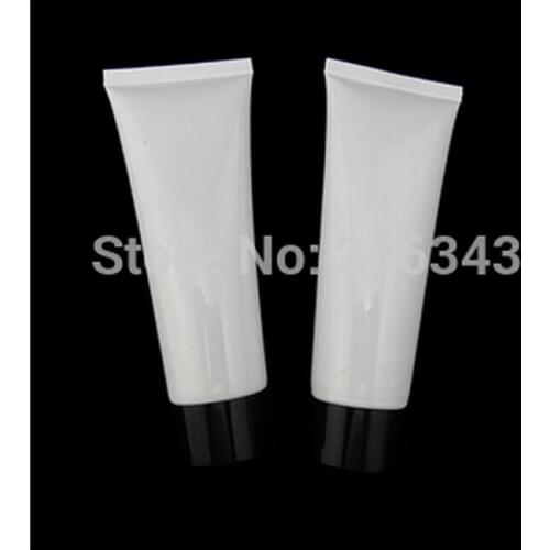 80ml white soft tube or mildy wash tube or butter or handcream tube with black lid
