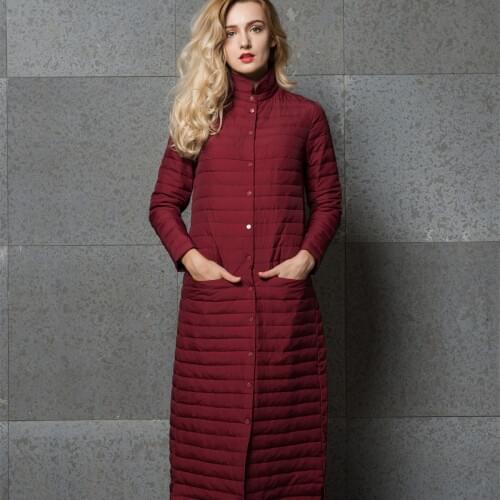 Long Winter Warm Down Coats For Women Ultra Light 90% Duck Down Jackets Female Turn Down Collar Slim Fit Overcoat Chaqueta Mujer