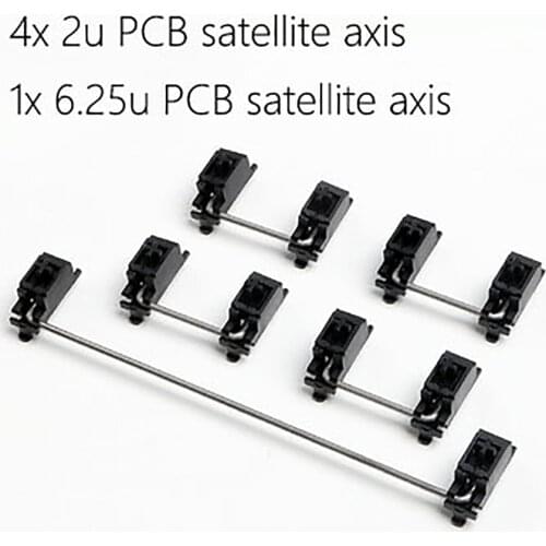 For Cherry Mechanical Keyboard Stabilizers Clear Satellite Axis Plate 7u 6.25u 2u Plate-Mounted Stabilizers Keycap Modifier Keys