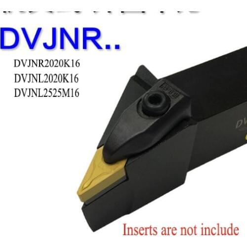 DVJNR2020K16/DVJNL2020K16/DVJNL2525M16 cylindrical tool Lathe Turning Tool Holder Boring Bar cnc tool