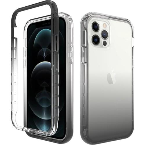 2 in 1 Aesthetic Silicone PC TPU For Samsung A10E A51 A71 S21 A42 A32 Soft Back Cover For iPhone 11 12 Pro Max Phone Case