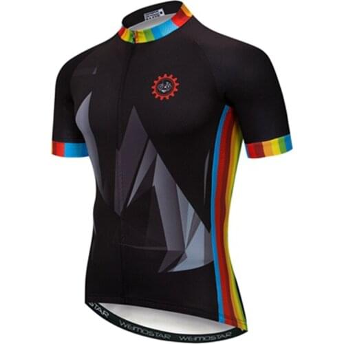 Weimostar Pro Cycling Pro Team mens Short Sleeve Ropa Ciclismo Cycling Jersey Summer Pro Racing Bicycle Clothing Uniform