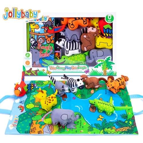 Toys Baby Cloth Books Hobbies Newborn Puzzle Mat 0-12 Months Sensory Music Early Education Happy Gifts Jollybaby
