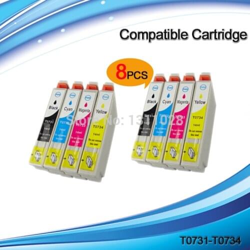 INK WAY T0731 - T0734 Compatible cartridge T0731 T0732 T0733 T0734 for CX9300F C79 C90 C110 T20 T21 TX110 CX3900 CX4900 etc