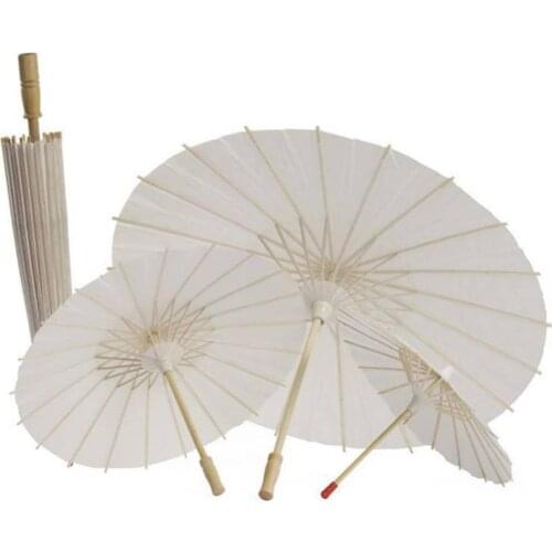 Chinese Vintage DIY Paper Umbrella Wedding Decor Photo Shoot Parasol Dance Props