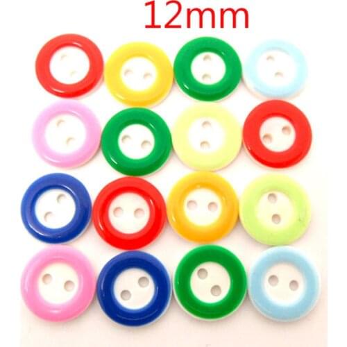 100Pcs Mixed 13mm Round Resin Sewing Buttons For Cloth Flatback Cabochon Scrapbooking Crafts Knopf Bouton Decor Diy Accessorie
