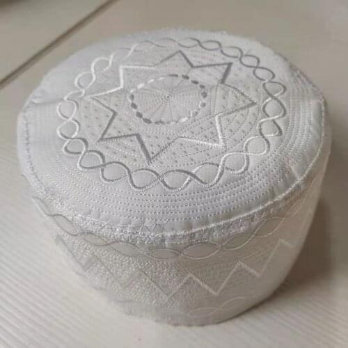 Muslim Men Women Hat Cap Velvet Prayer Kufi Islam Bonnet Islamic Hijab Saudi Arabia Musulman Turban Headwraps Topi Print Turkish