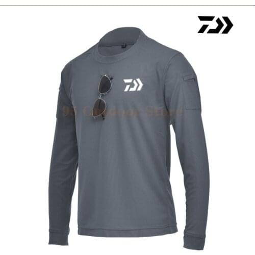 DAIWA 2021 Fishing Clothing Summer Short Sleeve Deep Sea Sunscreen Breathable Clothes Anti-UV Ultrathin Shirt Pesca DAIWA