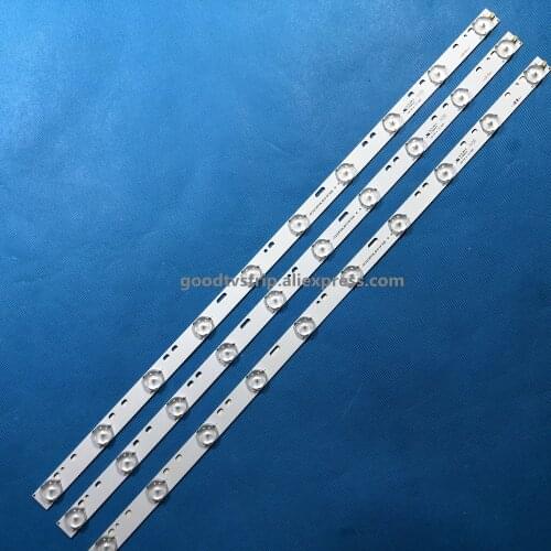 Original and new 1Set=3 Pieces LED backlight for 32inch Tv IC-B-KKL32D032 JL82K5 8lamps 600mm