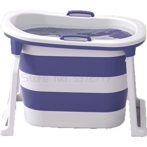 Folding bathtub adult heightening bathtub adult bathtub thermal insulation bathtub full body bathtub