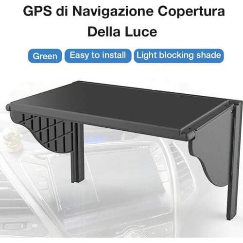 Universal Navigation Hood Car GPS Sunshade Cover For 5.5-10 Inch Car GPS Navigation Screen Visor Sunshade Car Monitor Sun Visor