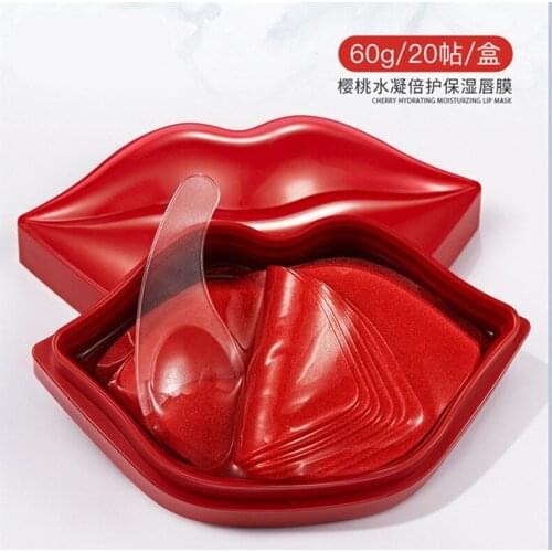 Hydrating Moisturizing Lip Mask Anti-drying Lip Care 20Pcs Lines Lightening Lip