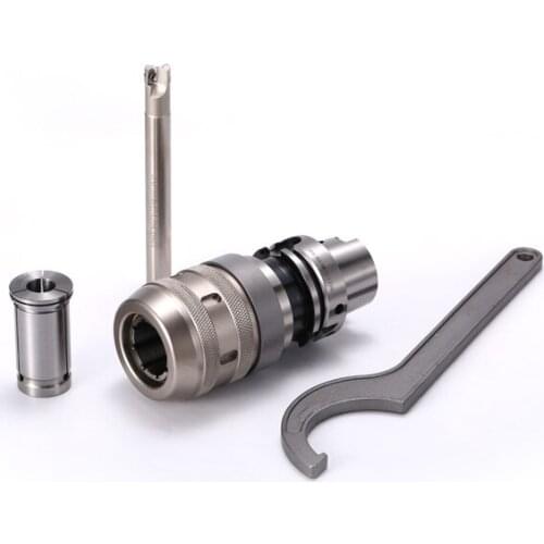 High quality HSK32/40/50/63/100 A/E/F C32 series tool holder face mill cutter with face mill cutter ER collet arbor tool