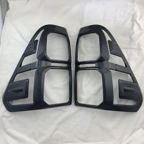 For Toyota HILUX REVO 2015~2019 Parts 2pcs/lot Car Tail Rear Light Panel Cover Frame Decoration