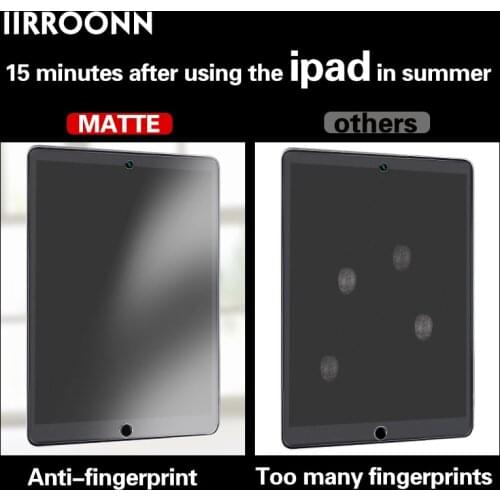 IIRROONN Matte Tempered Glass For Apple iPad Air 1 2 Pro 9.7 Matte Tablet Anti-Blue Light Glass for ipad air 2 Screen Protector