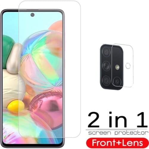 2 in 1 tempered glass for samsung galaxy a51 camera lens screen protector film for samsung a71 a31 galaxy a 21s protective glass