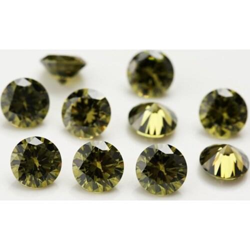 1mm~1.5mm Olive cz 1000 pcs Wuzhou factory wholesale AAAAA Olive cubic zirconia cz gemstone for jewelry