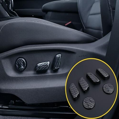 ABS Chrome For Teramont Atlas 2017 2018 Accessories Auto Seat Front Adjustment Switch Cover Trim Sticker Car Styling