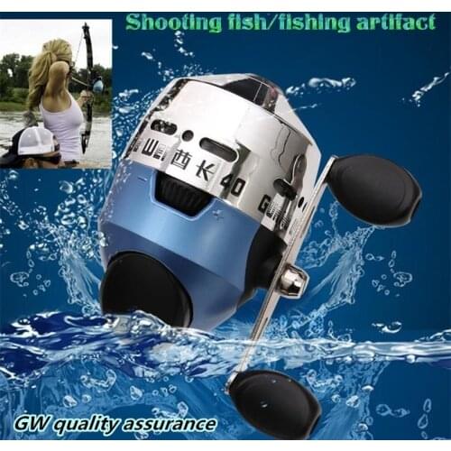 American Closed Fishing Reel Bow Slingshot Harpoon Shooting Fish Coil Carp Accessories Tool Surfcasting wheel Multipurpose pesca